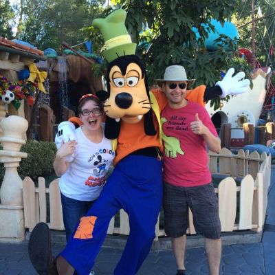 Being goofy with Goofy!